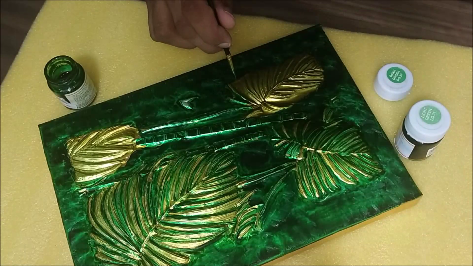 How to Make Jungle Embossed Painting / Metal Art 4 Steps Instructables