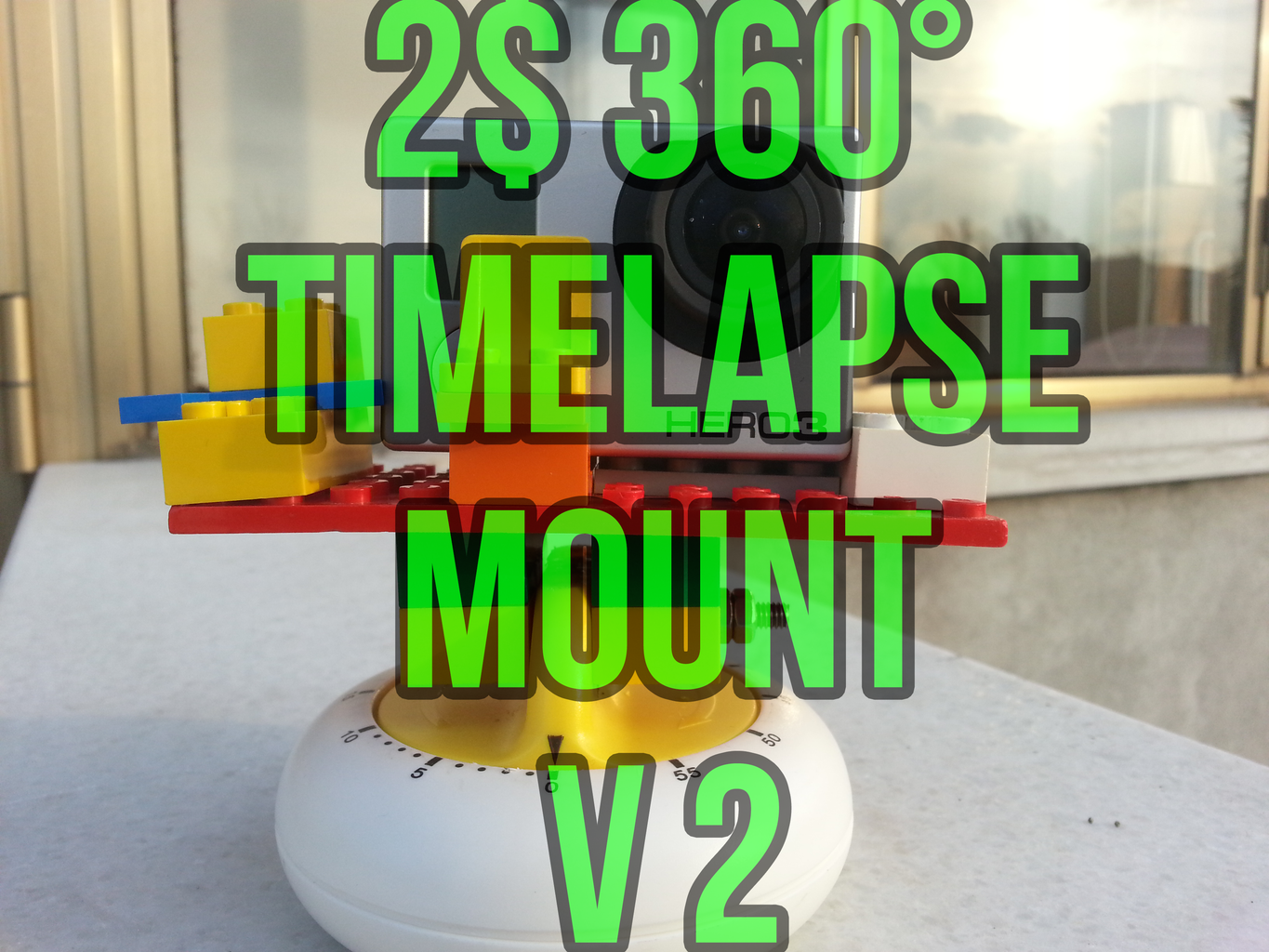 360° Very Cheap Time Lapse Mount V2.0