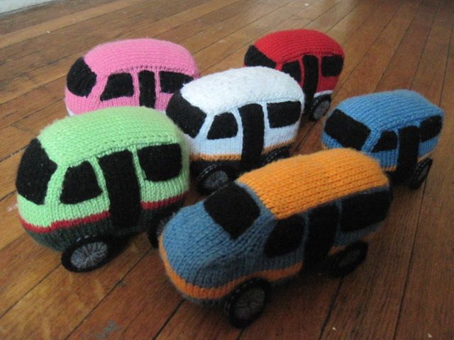 Angkot Bandung Knitted Amigurumis