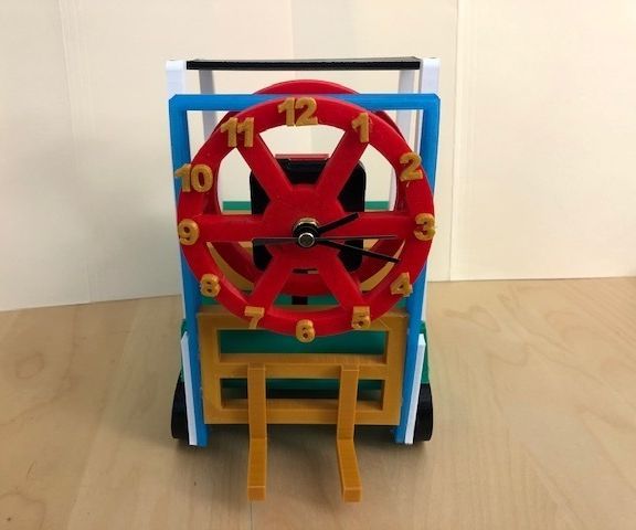 Forklift Clock