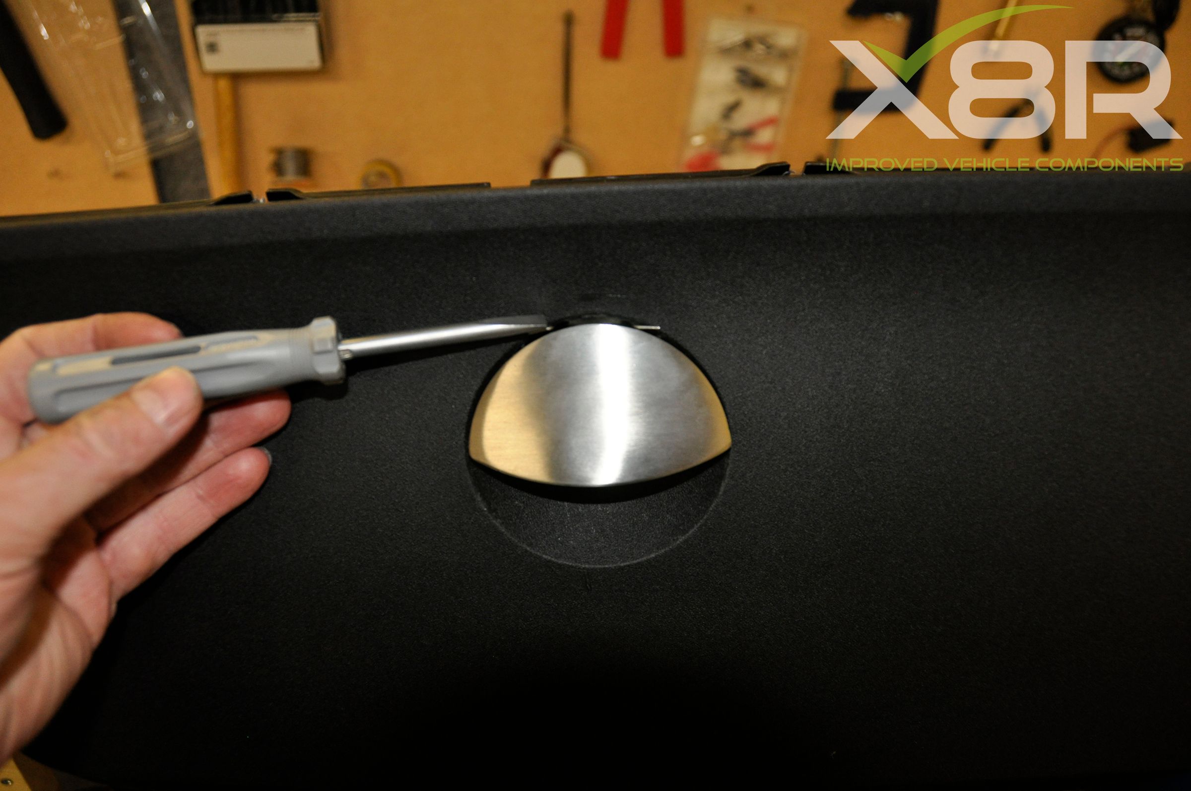 Citroen C4 Install of Our Replacement Glove Box Lid Handle 3 Steps