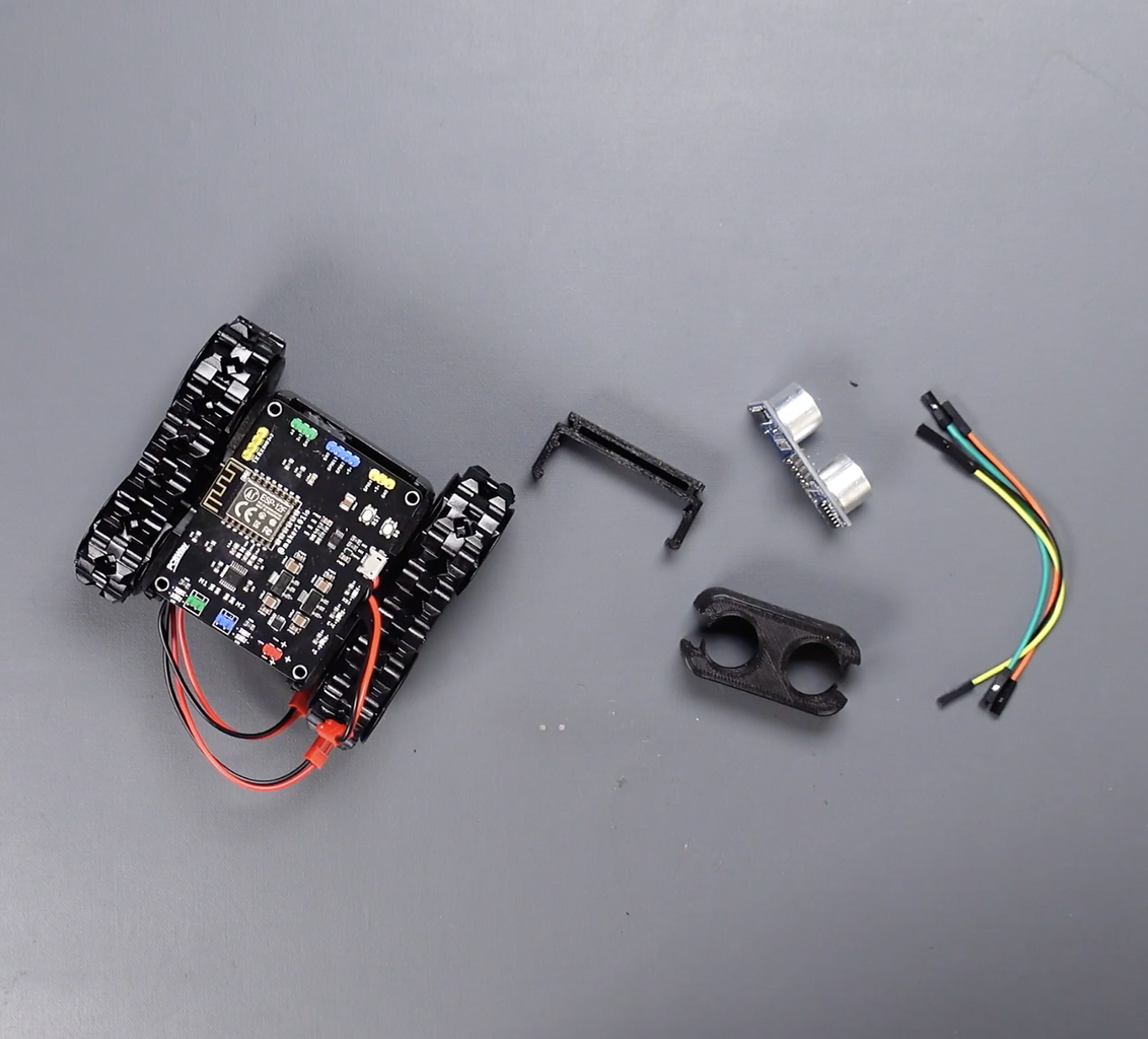 Obstacle Avoiding Robot - HC-SR04 Sensor