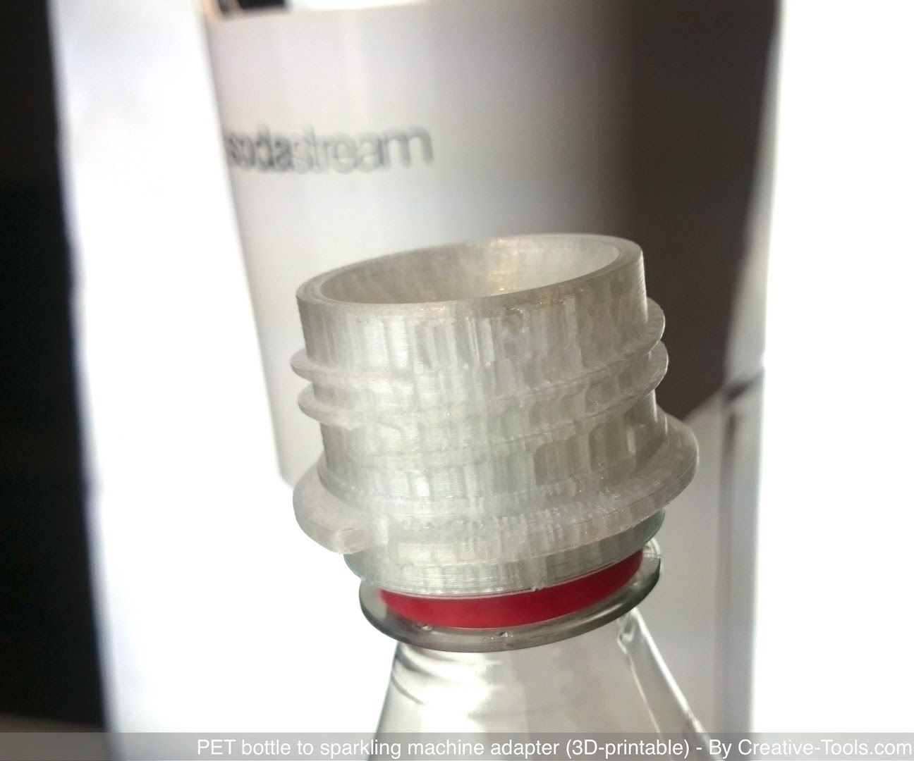 PET Bottle to Sparkling Machine Adapter (SodaStream-compatible)