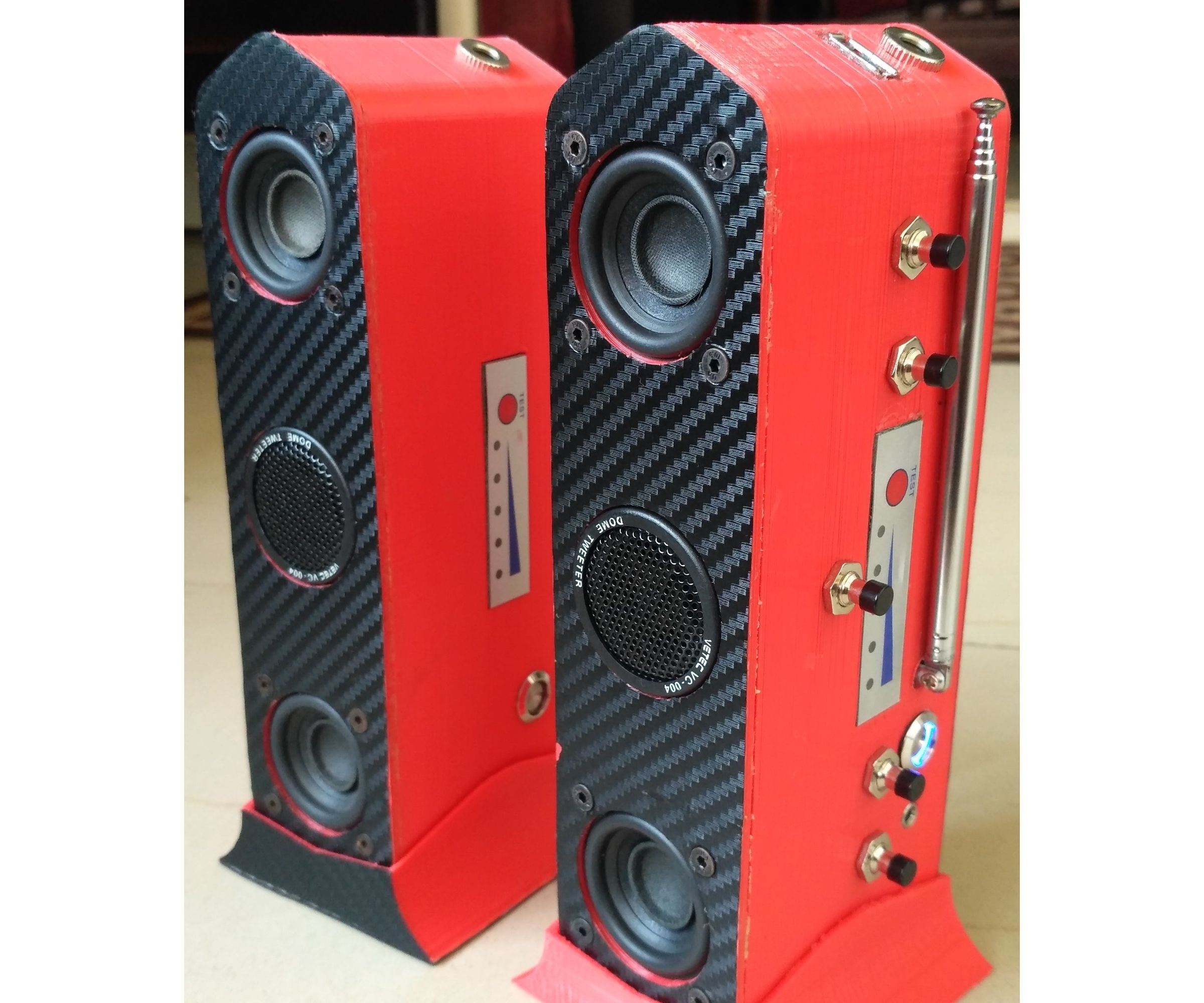 20 WATTS 3D PRINTED BLUETOOTH SPEAKER