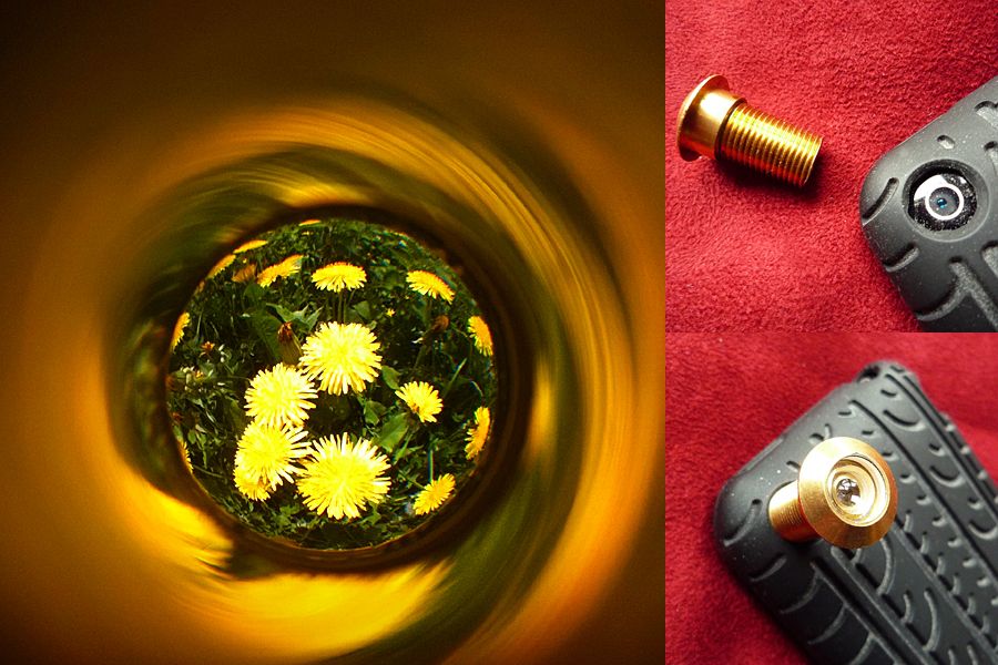 Fish-eye Lens Effect for Phone Camera