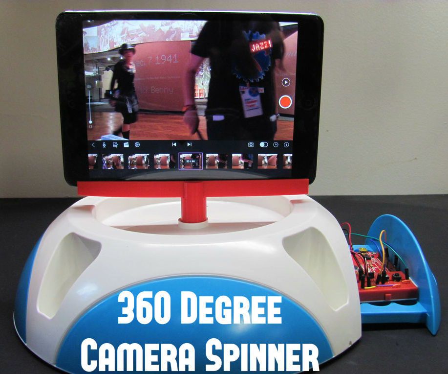 Panoramic IPad Camera Spinner