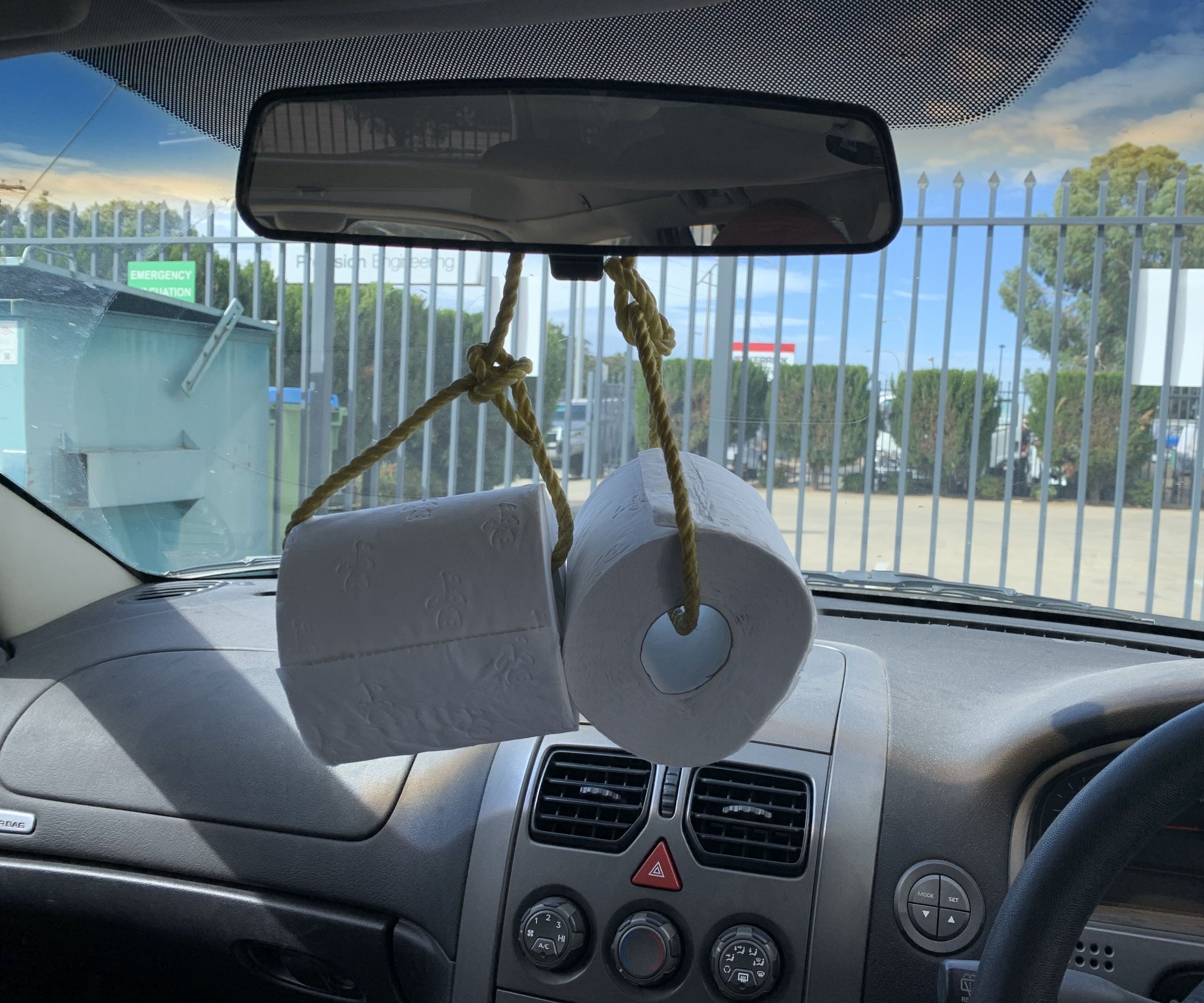 Toilet Paper Hanging Car Ornament