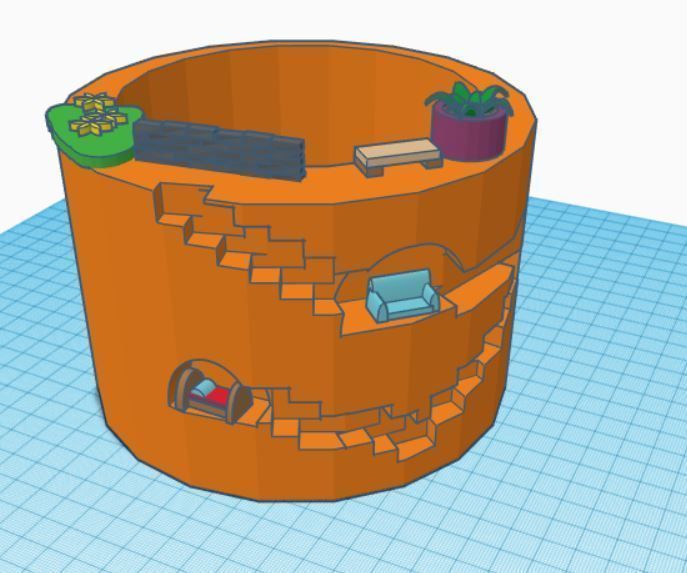 TinkerCAD a Fairy Planter 6 Steps Instructables