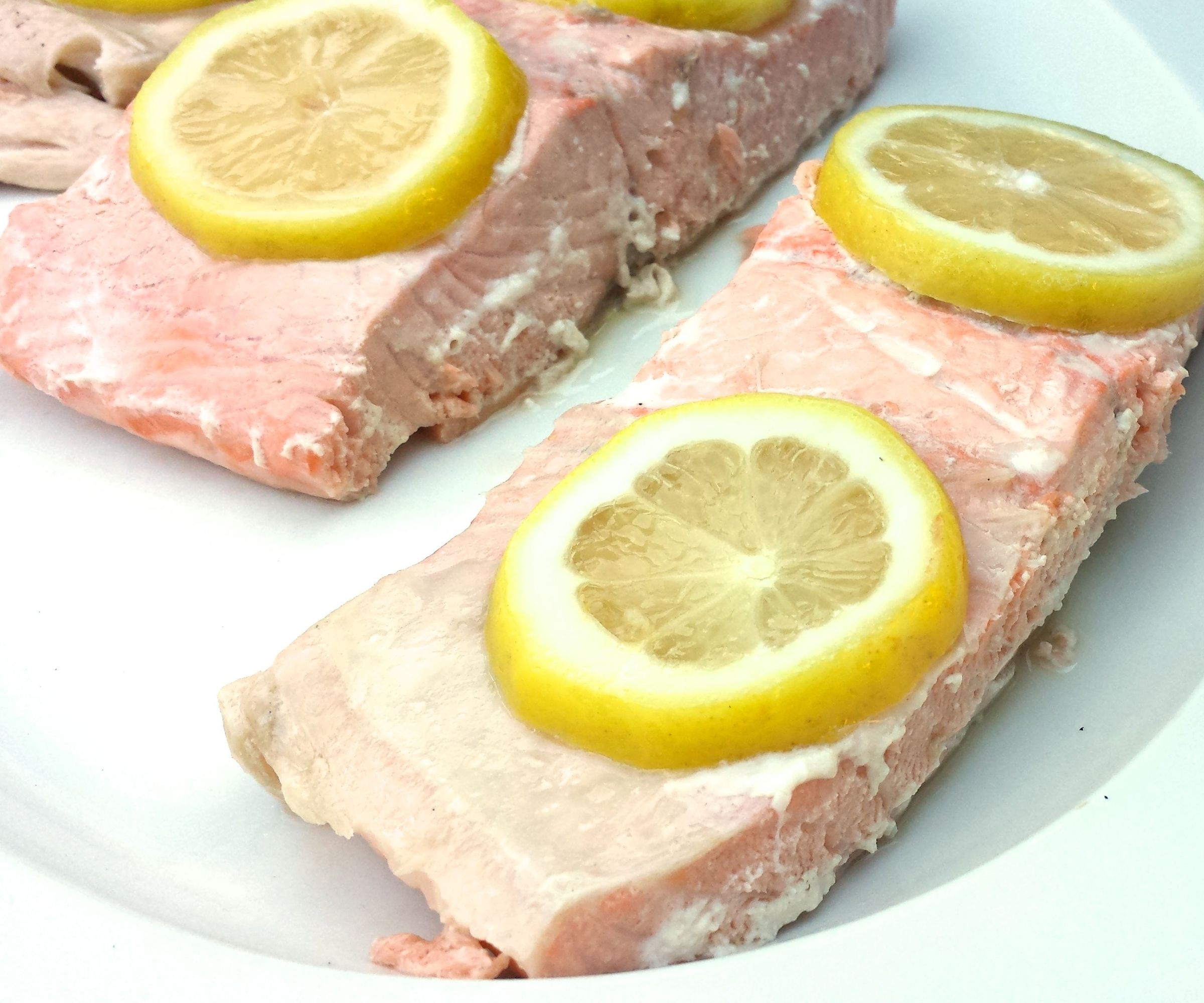 Steamed Salmon on the Grill