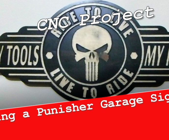 Punisher Skull Garage Sign