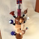 Wooden Wine Bottle Stopper Display