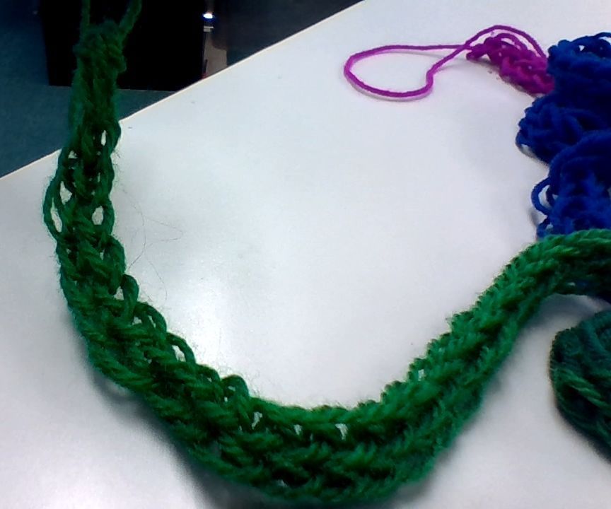 Finger Knitting for Beginners 24 Steps Instructables
