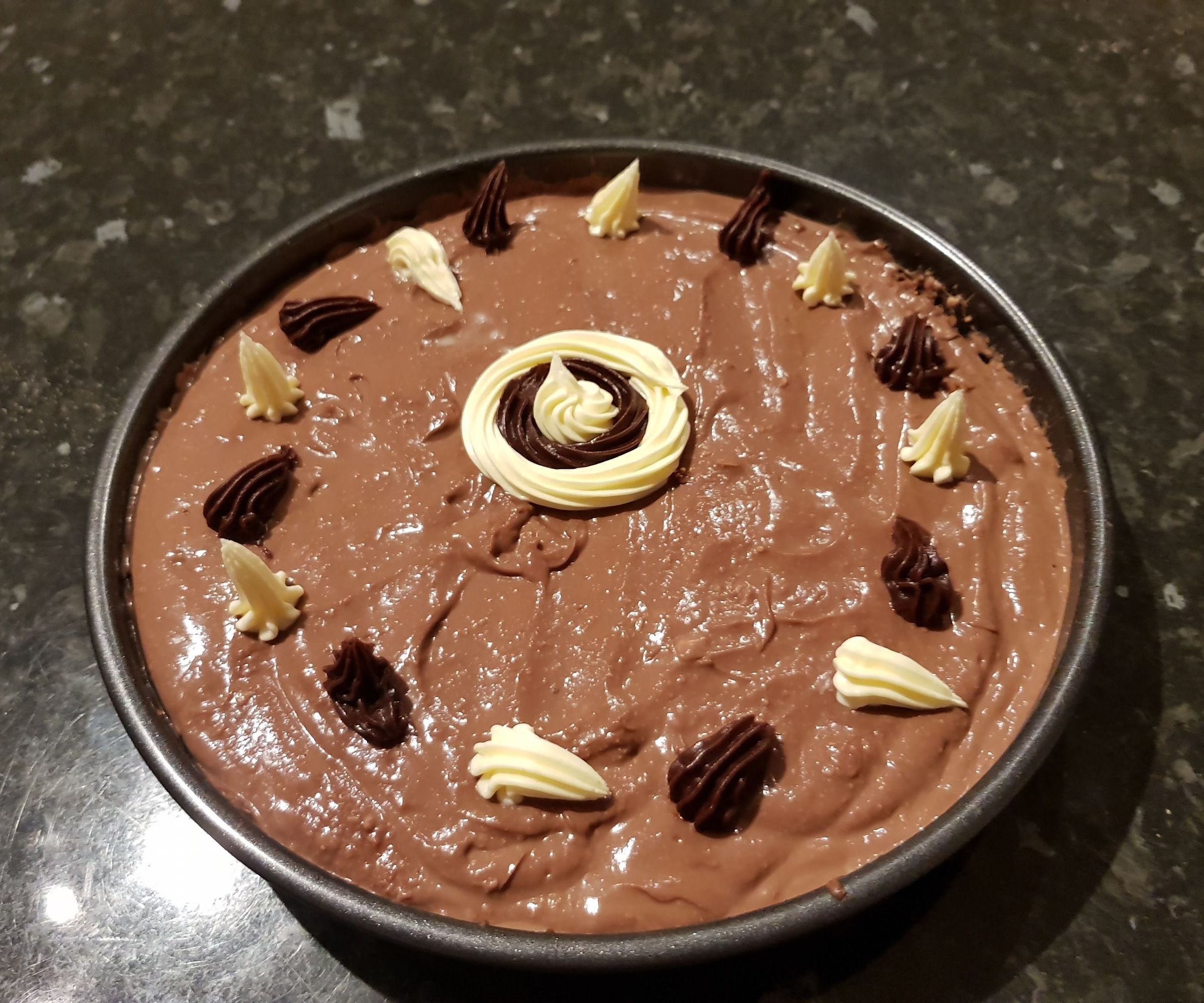 Vegan Double Chocolate Cheesecake