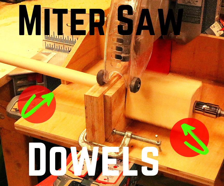 Miter Saw Dowel Rods