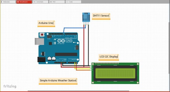 Arduino Weather Station Using DHT11 Temperature & Humidity Sensor and ...