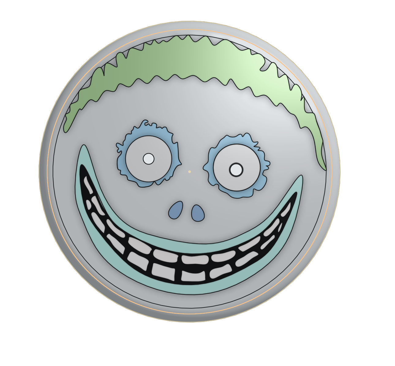 I Had Created a 3d Printable Nightmare Before Christmas Mask. Nightmare Before Christmas Is One of My Favorite Movies to Kick Off the Spooky Season!