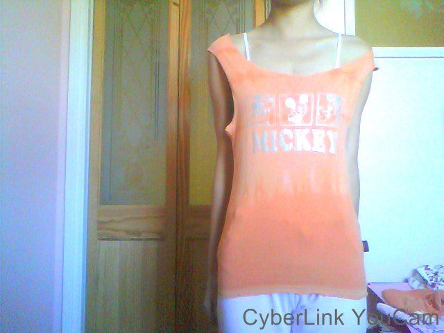 Tie-bleach Shirt to Tank Top