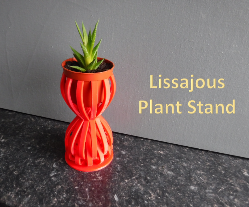 Lissajous Plant Stand