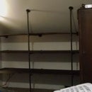 black pipe shelf
