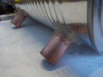 Glue the Copper Pipe Feet to the Can