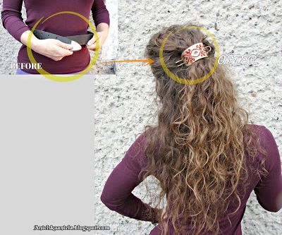 Recycled Leather Hair Barrette