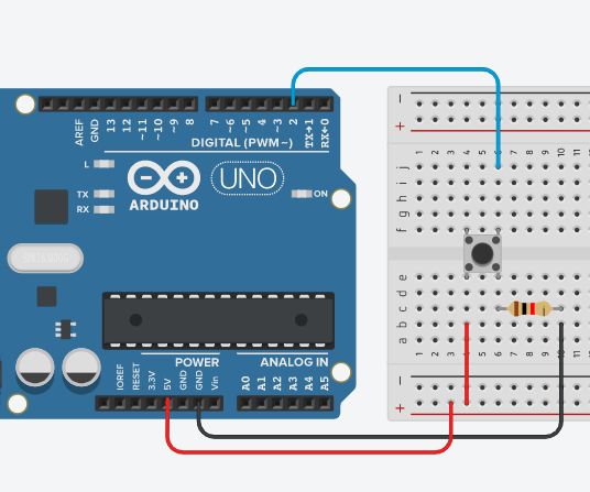 Counter Using Pushbutton | Tinker Cad : 3 Steps - Instructables