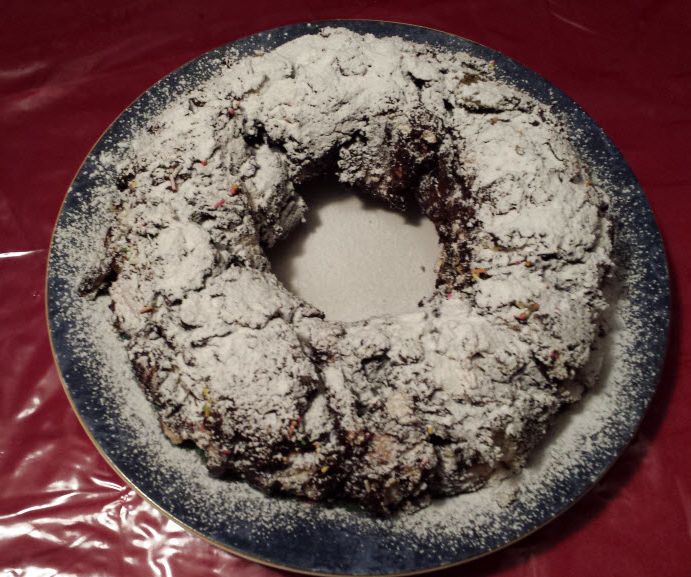 Chocolate Tea Biscuits Cake