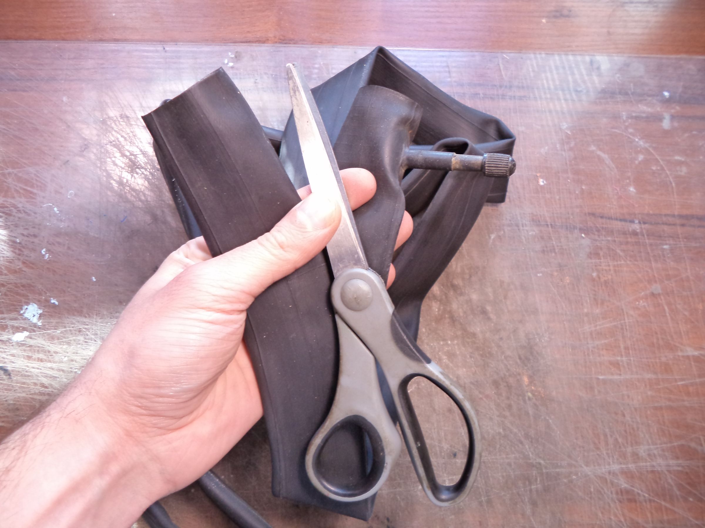 Bicycle Baggage Net From Old Inner Tube 8 Steps (with Pictures