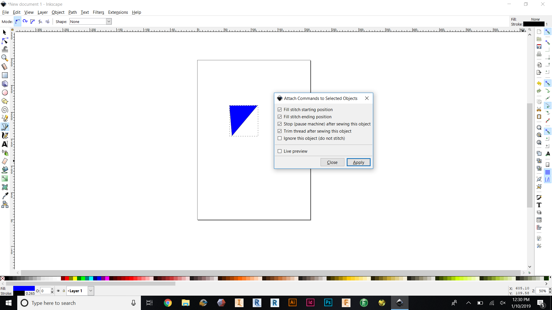 Inkscape to Embroidery Machine 10 Steps Instructables