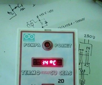 Temperature controller and Clock With Arduino