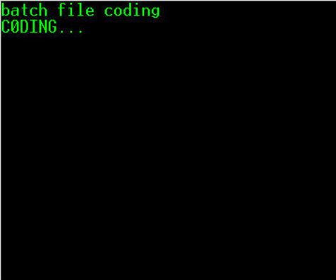 Basic Batch command list