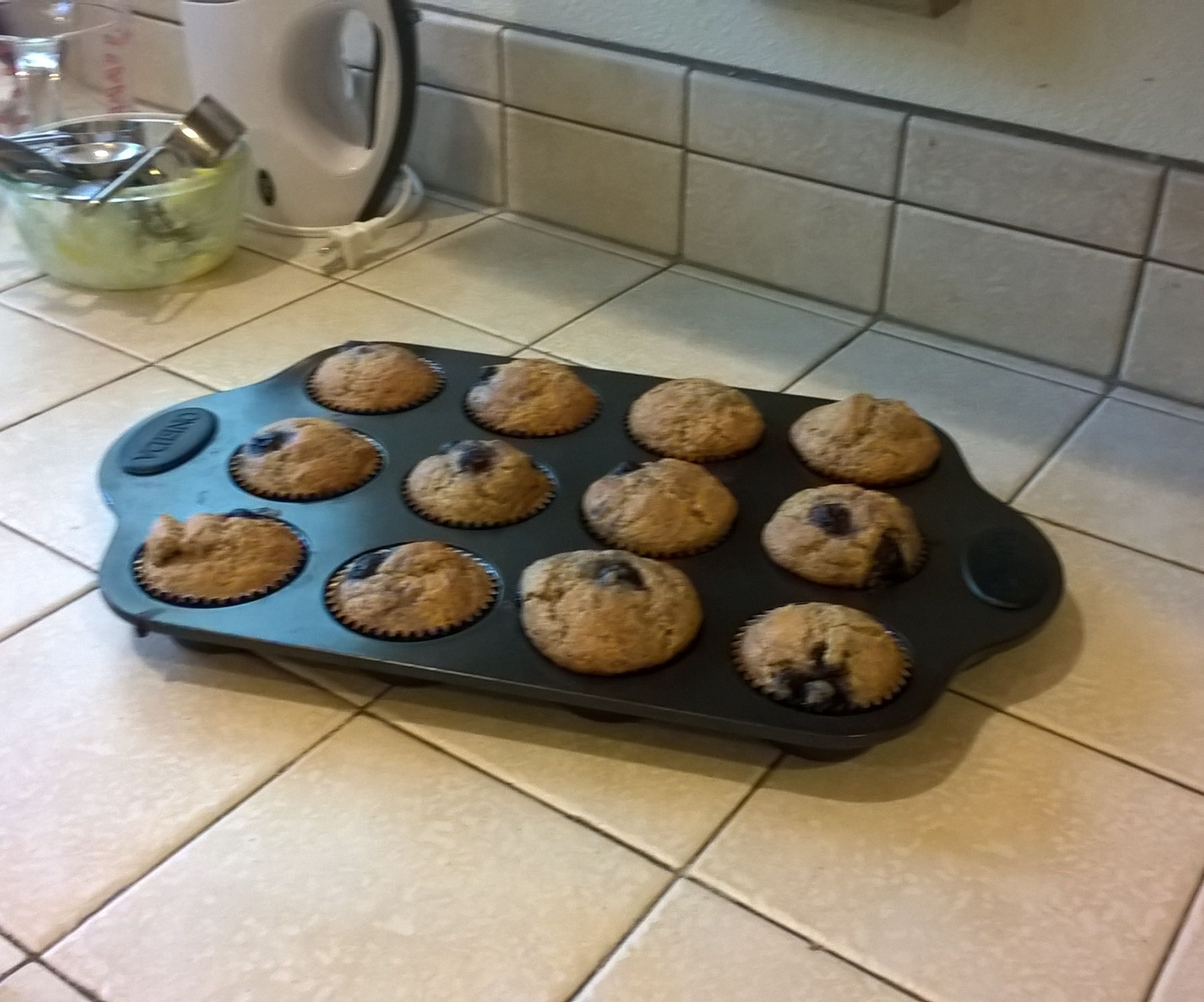 Step by Step Blueberry Muffins