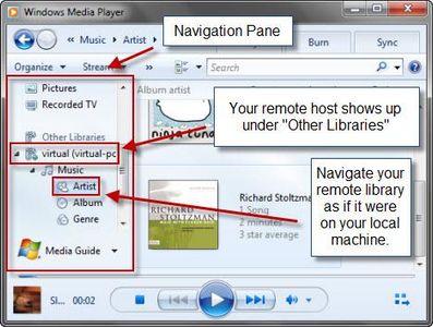 Local Player Library How to Stream Your Library Via Windows Media Player Using a DLNA or ...