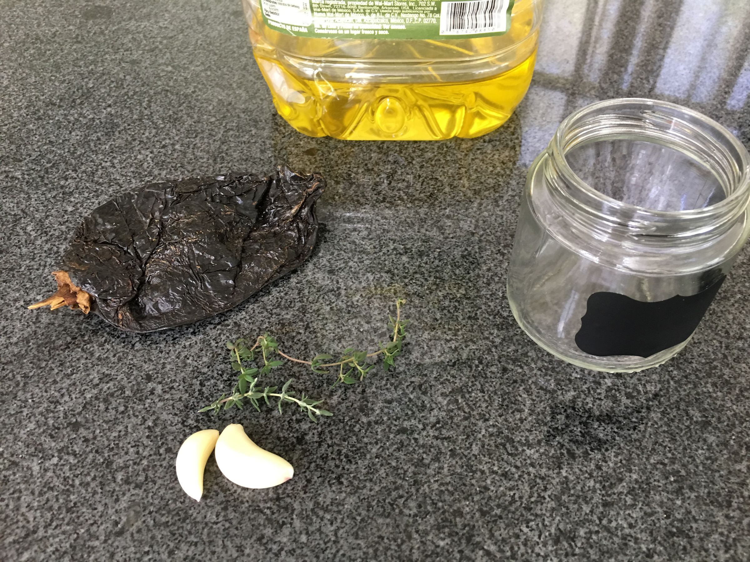 Thyme and Chile Infused Olive Oil 5 Steps Instructables