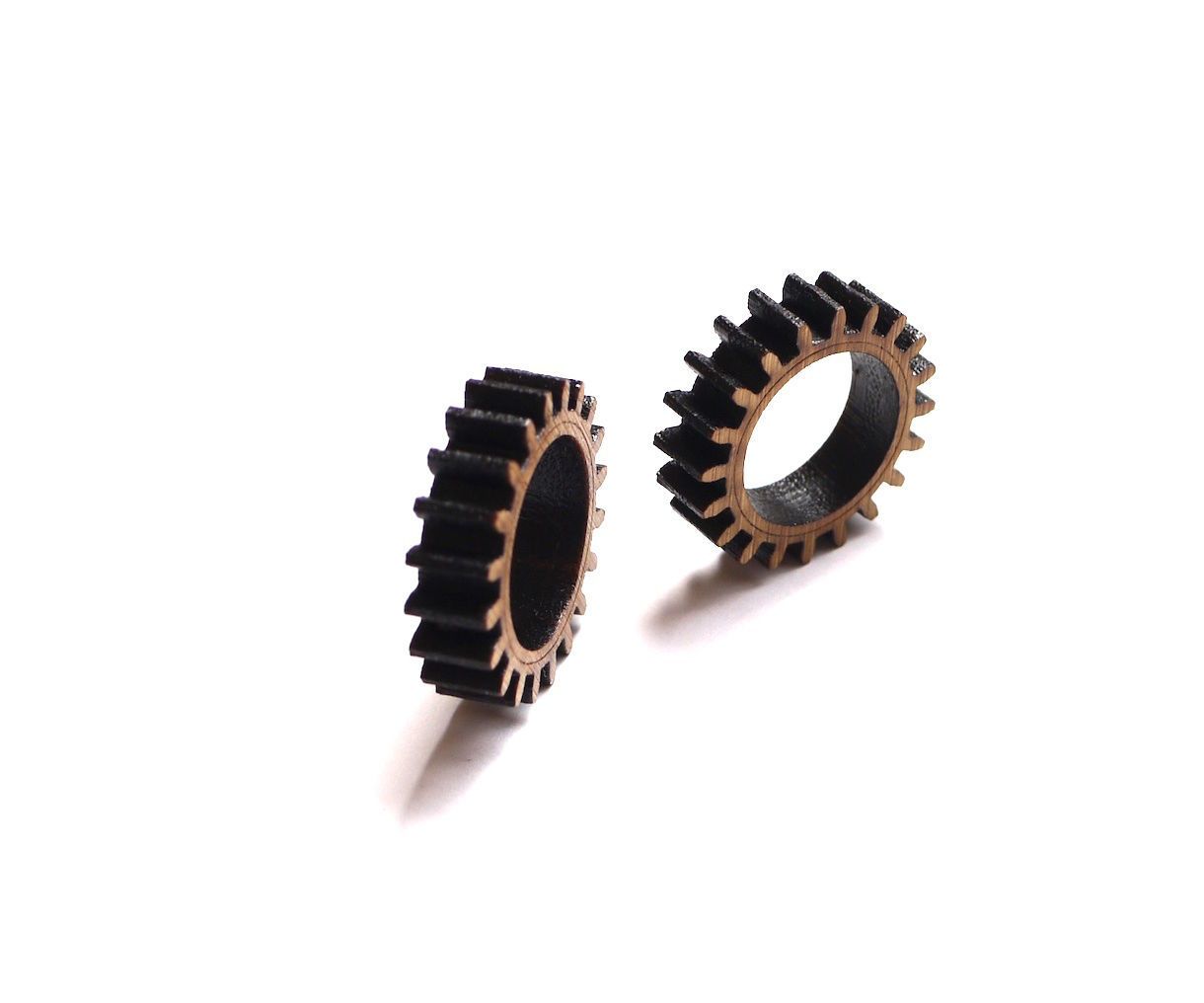 Make Your Own Fidget Rings - DIY Wood Gear Rings 