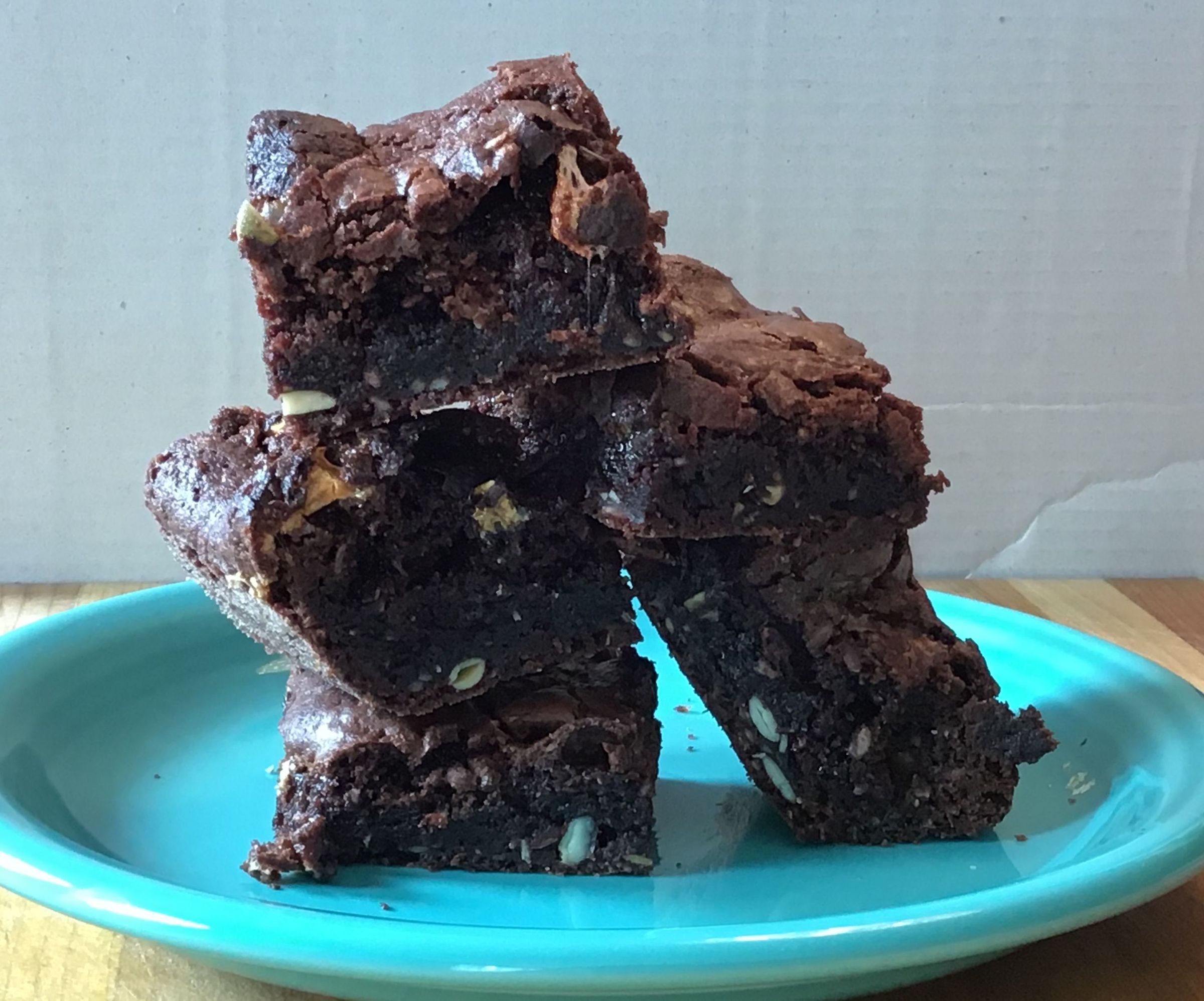 Beauty and the Beast (No Butter) Brownies