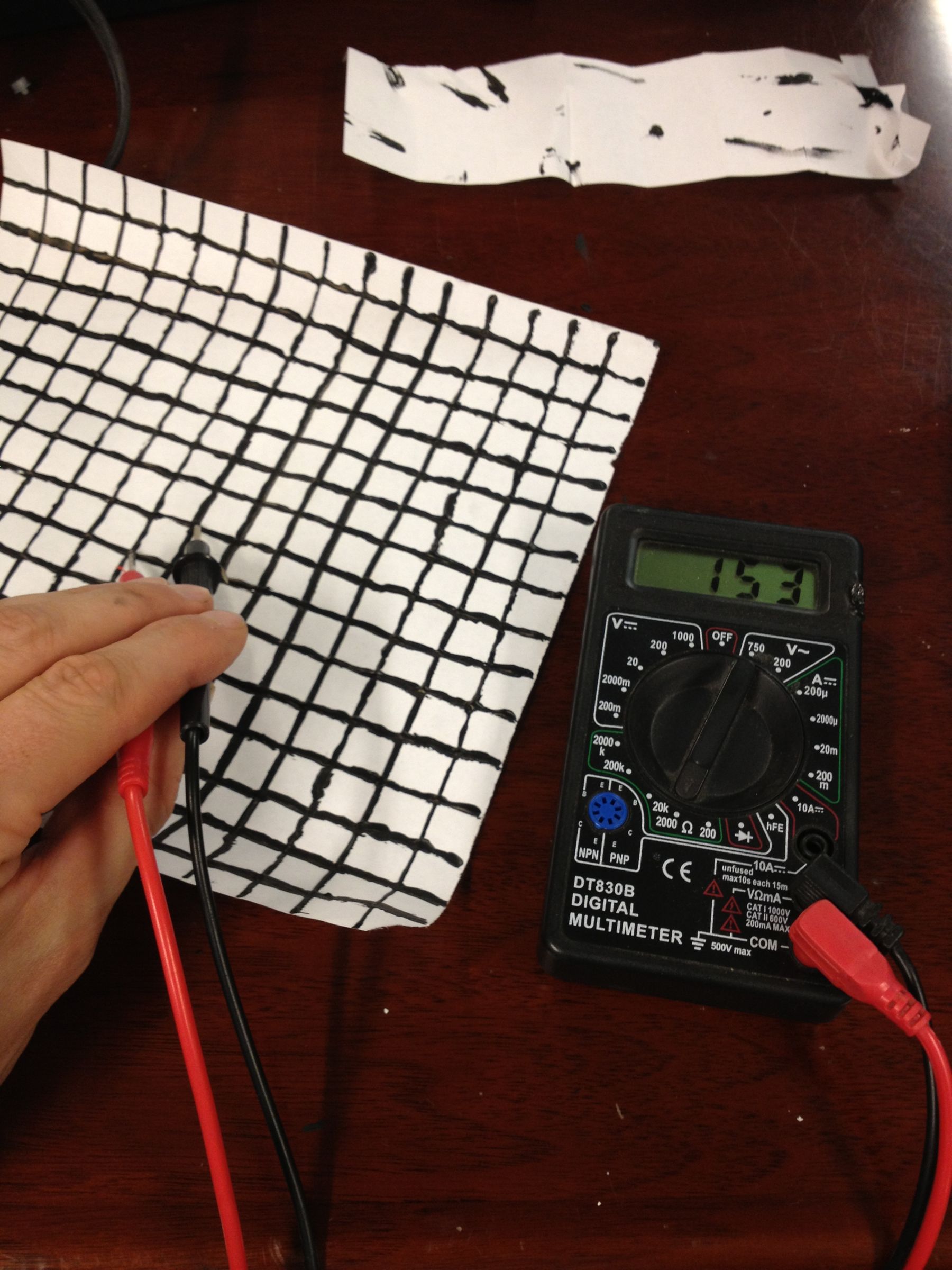Estimate Pi Using Conductive Paint