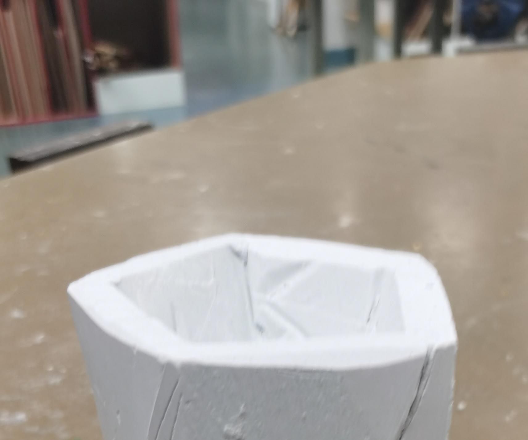 Twisted Pentagonal Prism Pencil Holder