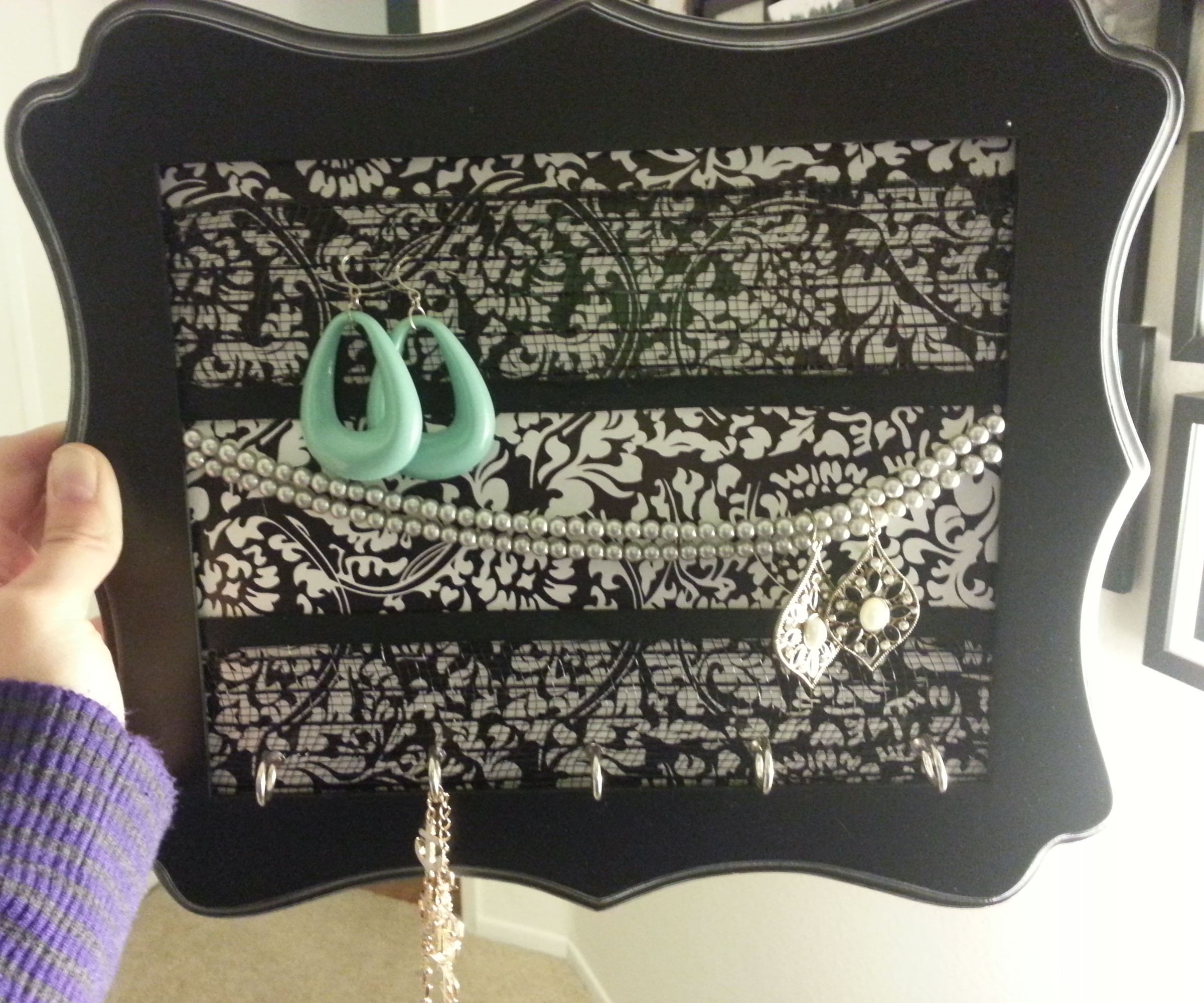 Decorative Jewelry Frame Organizer