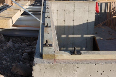 Cut, Drill and Attach the Sill Plates