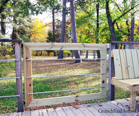 Deck Gates: a Simple Wood Working Project How To!
