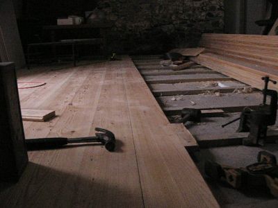 Solid Pine Floor