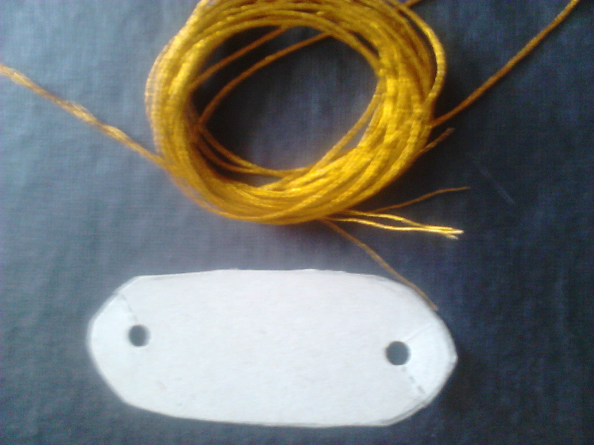 Cardboard Tatting Shuttle 6 Steps Instructables