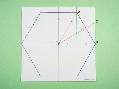 Theory. How to Make a Regular Hexagon
