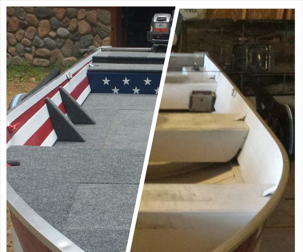 Aluminum Boat Fishing Conversation and Restoration