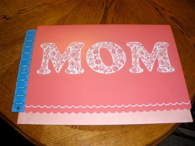 Giant Hand Print Art Card