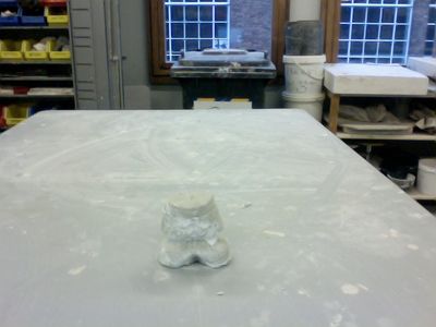 Concrete Designer Vases From Used Coffee Cups