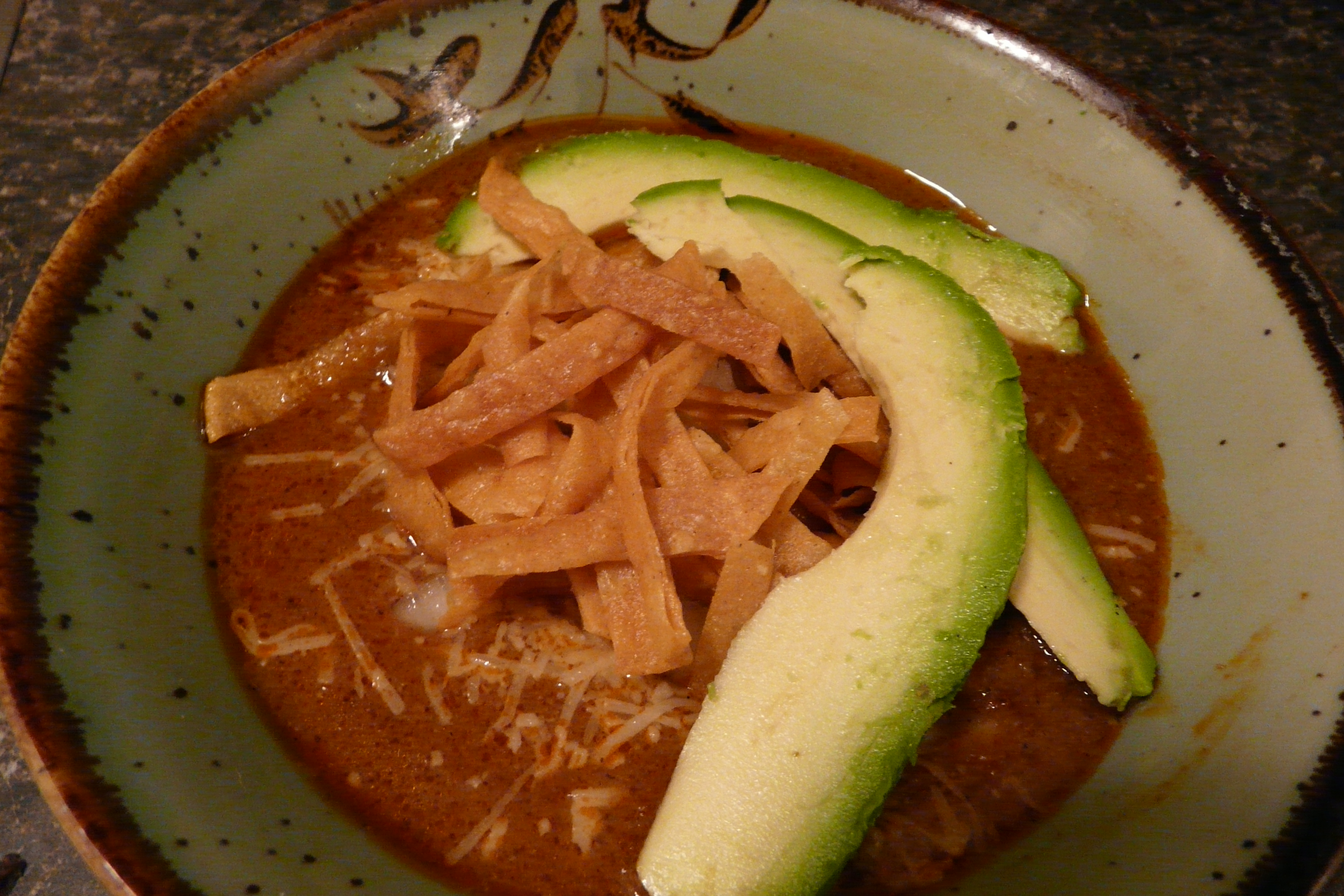 Not for the Faint of Heart Tortilla Soup