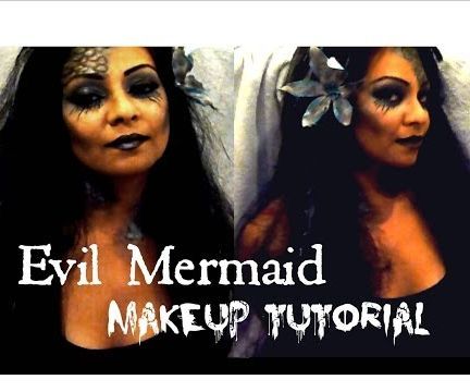 Dark Mermaid Makeup for Halloween │ Evil Siren Makeup Tutorial