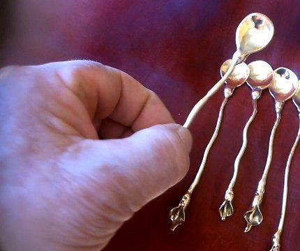 Make Delicate Lily Teaspoons Using Crude Implements